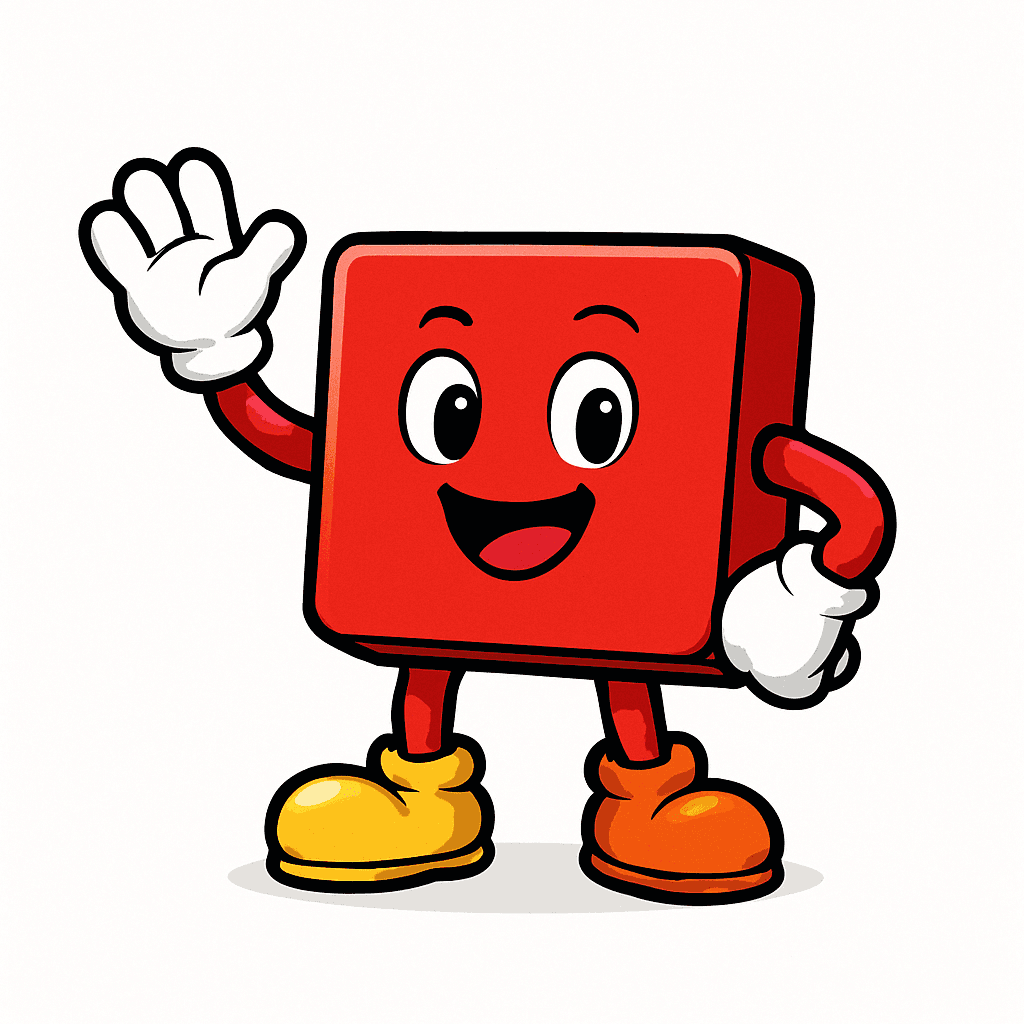 the block mascot